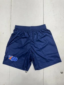 MLS Go St. Louis City Print Navy Blue Athletic Shorts Boys Size Medium - Picture 1 of 5