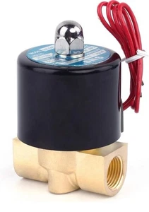 3/8"NPT DC12V Messing Elektro Magnetventil Schließer Wasser, Luft, Diesel 2W0 - Bild 1 von 4