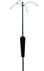 Squirrel Stopper Sequoia Squirrel Proof Bird Feeder Pole System with 4 Hanging - Picture 1 of 9