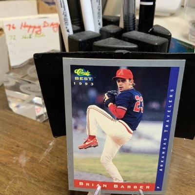 1993 Classic Best Brian Barber #124 Arkansas Travelers Baseball Card - Image 1 of 2