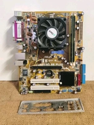  Asus M2N-MX SE PLUS + CPU Amd Athlon 64 X2 + RAM DDR2 motherboard Socket AM2✅ - Immagine 1 di 4