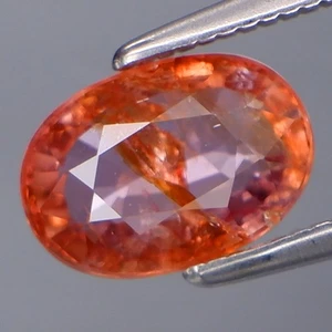 1,83Ct. Hinzende Farbe Rosa Orange UNBEHEIZT Saphir Tansania guter Glanz! - Bild 1 von 4