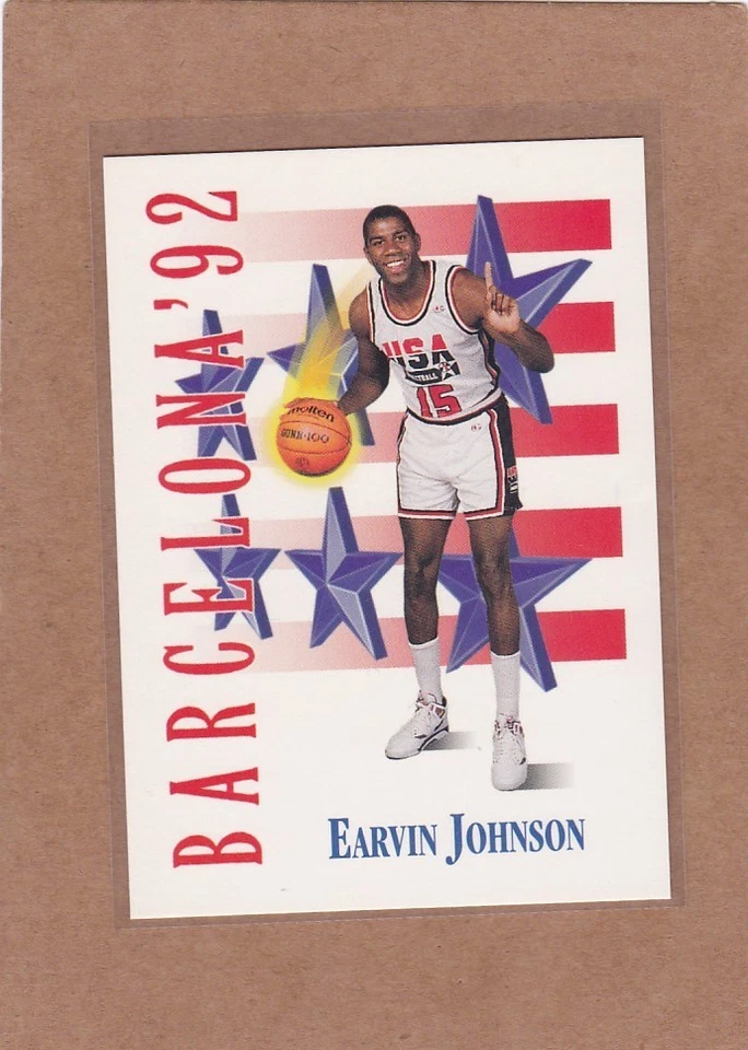 1991-92 SKYBOX BASKETBALL TEAM USA MAGIC JOHNSON #533 NMMT OR BETTER *A39663 - Image 1 of 1
