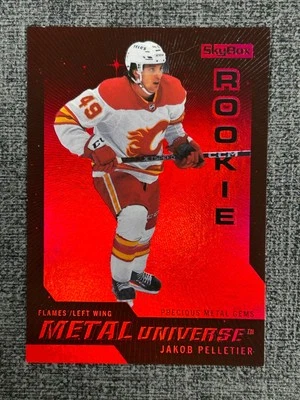 Jakob Pelletier 2023-24 Metal Universe PMG Retro Precious Gems /100 #R-41 RC - Image 1 of 2