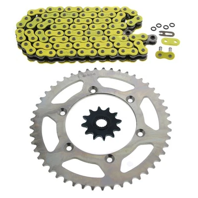 1996, 2000-2003 serve Suzuki RM125 amarelo O Ring corrente e roda dentada Slv 12/49 114L - Imagem 1 de 4