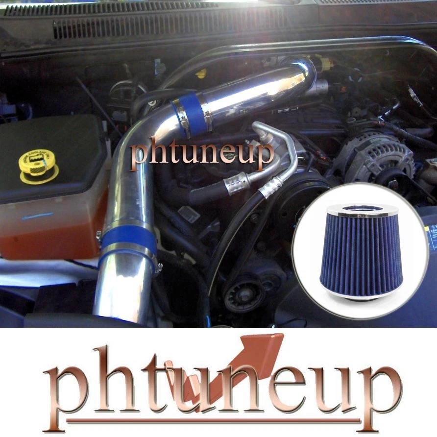 СИНИЙ 2003-2008 DODGE RAM 1500 2500 3500 5,7 5,7 Л ХОЛОДНЫЙ ВОЗДУХОЗАБОРНИК НАБОР СИСТЕМ  - Изображение 1 из 1