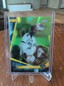 2024 Topps Chrome MLS AARON BIBOUT RC GREEN LAVA LA GALAXY #182 - Picture 1 of 2