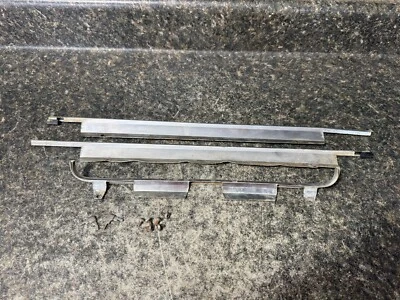 81-87 Cutlass Supreme G-Body RWD Trunk Lip Chrome Molding Trim Set of 3 Used OEM - Imagem 1 de 4