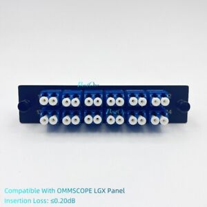 LGX Glasfaser Panel 12 LC Duplex Adapter OS2 kompatibel COMMSCOPE EK5809-001