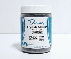 Duncan Crystals Glazes Eruption CR 922 Ceramic Glaze 4 oz Semi Opaque Gloss - Picture 1 of 4