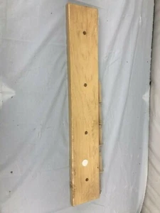 NEW Unfinished Wooden Pegged Coat Rack - Picture 1 of 4
