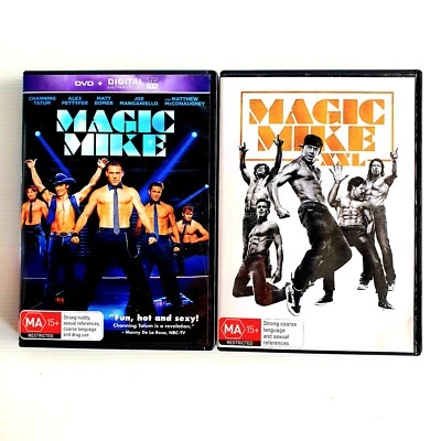Magic Mike 1 & 2 XXL 2 x DVD Gift Set Dance Comedy Drama, Channing Tatum Reg 4 - image 1 of 4