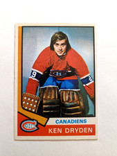 1974-75 O-Pee-Chee Ken Dryden - Montreal Canadiens - Card #155