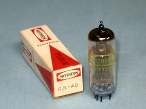 VACUUM TUBE ~ 6R-A9 ~ RAYTHEON ~ NOS ~ # 6R-A9 - Picture 1 of 2