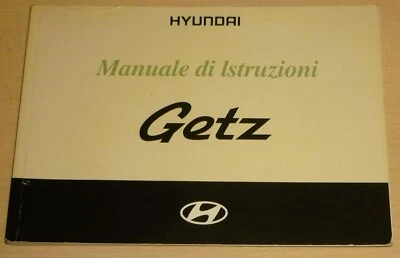 libretto uso manutenzione HYUNDAI GETZ,anno 2002.ORIGINALE e NUOVO - Immagine 1 di 3