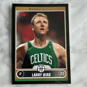 2006 Topps Larry Bird Black Parallel /99 - Picture 1 of 2