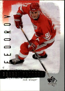 2000-01 SP Authentic Hockey #34 Sergei Fedorov