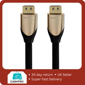 SANDSTROM S2HDMI324 High Speed HDMI Cable with Ethernet - 2m - Picture 1 of 2