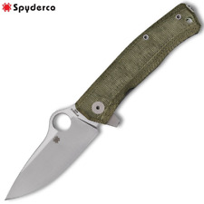 Spyderco - SpyMyto (Flash Batch) M398 Blade Micarta/Titanium Frame (C265MTIP)