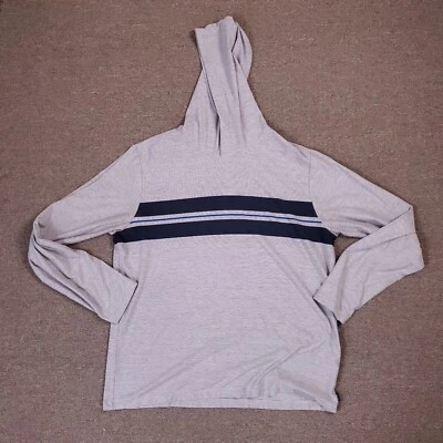 Camisa Vineyard Vines Para Hombres Gris Grande Rayas Con Capucha Isla Camiseta A Rayas Foto 1 de 4