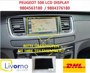 VERSIÓN PANTALLA LCD PEUGEOT 508. 9804376180 9804563180 Pantalla PIEZA DE REPUESTO NUEVO - Imagen 1 de 2