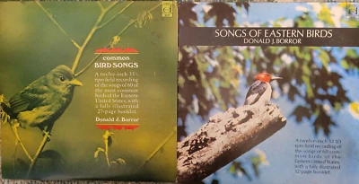 Donald Borror - 2 LP LOT.  Common Bird Songs  AND  Songs Of Eastern Birds NICE! Foto 1 de 4