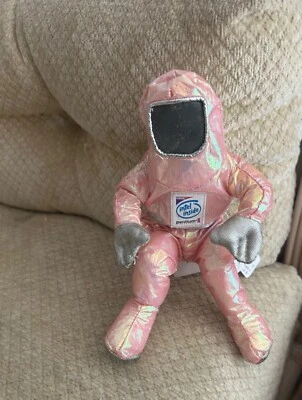 Vintage 1997 Intel Plush Pentium II MMX Pink Astronaut go  Toy Doll 8" - Image 1 of 4