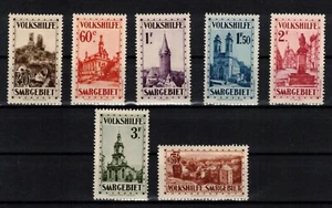 Saargebiet 161-167 einwandfrei postfrisch Attest Geigle BPP #1312 - Bild 1 von 2