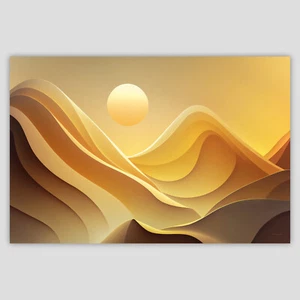 Abstraktes Bild mit harmonischen Farben - Leinwandbild #S9 - Bild 1 von 9