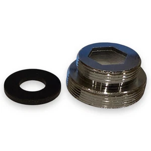 Adattatore Waterhan da M22 a M28 filettatura esterna pezzo di transizione con guarnizioni - Foto 1 di 2