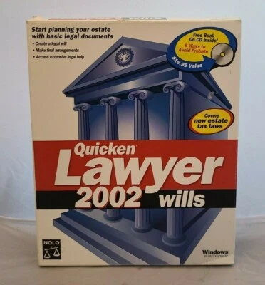 Quicken Lawyer 2002 Wills - Image 1 of 3