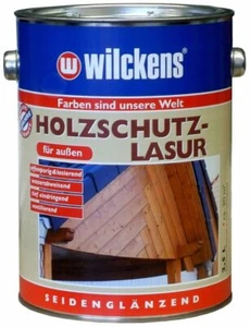 (€5,79/l) 5,0 l Wilckens HOLZSCHUTZLASUR Lasur offenporig außen 7 Farben - Bild 1 von 9