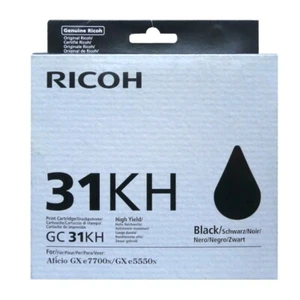 Original Ricoh Gel Patrone GC-31KH schwarz für Aficio GX e 5550 7700 AG - Bild 1 von 1
