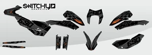 Set Sticker Graphics Kit Phantom Black for KTM 690 Smc 2008 2009 2010 2011 - Picture 1 of 1
