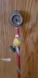 vintage 1933 Chicago World's Fair Keg & goblet wood Cane novelty walking stick - Picture 1 of 7