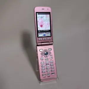 Fujitsu F-02J FLIP PHONE UNLOCKED JAPAN ANDROID PINK used - Picture 1 of 11