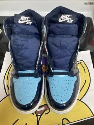 DS WMNS Nike Air Jordan 1 Retro Alto OG 'Blue Chill' 6.5W/5M CD0461-401 Foto 1 de 4