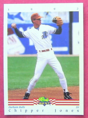 CHIPPER JONES, 1992 CLASSIC BEST #93, DURHAM BULLS - Image 1 of 2