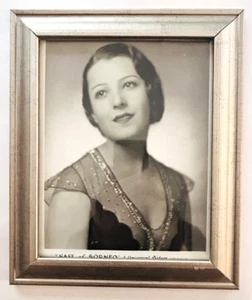 Lopita Tovar Framed Photo Universal Picture East Of Borneo Black White 8X10 Vtg - Picture 1 of 7