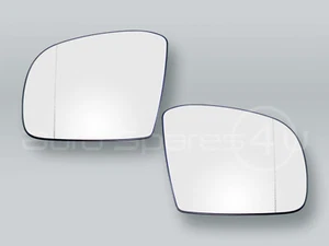 PAR de espejos de puerta con calefacción y placas de respaldo se adapta a 2006-2008 mb ml gl w164 - Imagen 1 de 2
