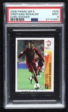 2008 Panini UEFA Euro 2008 Stickers Cristiano Ronaldo #509 PSA 9 MINT
