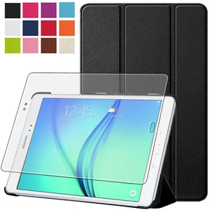 Schutzhülle +Folie für Samsung Galaxy Tab A 9.7 SM-T550 T555 Smart Cover Case -3