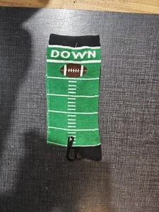 Football Themed Men's Crew Socks, Size 6-12 - Picture 1 of 2