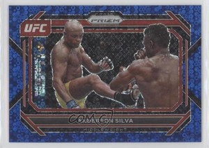 2023 Panini Prizm UFC Blue Under Card Prizm /25 Anderson Silva #76