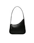 Pre Loved The Row Leather Half Moon Shoulder Bag With Top Zip Closure  -