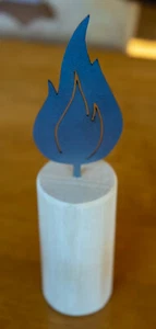 Kerze aus Schwarzwälder Tanne zur Dekoration im Advent und an Weihnachten - Bild 1 von 1