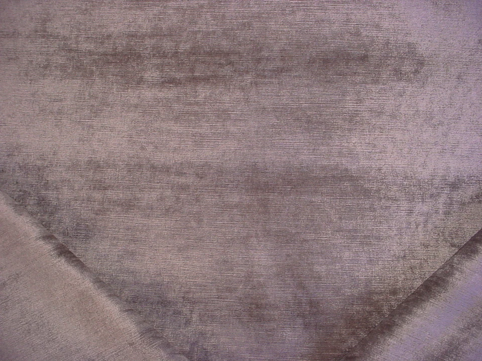 6-3/8Y Romo 7755 Tatiana Bison Deep Gray Linen Heavy Velvet Upholstery Fabric - Image 1 of 4