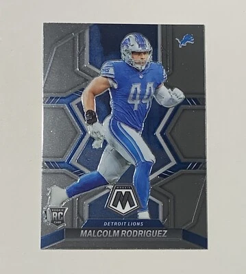 2022 Panini Mosaic Malcolm Rodriguez RC #400 Detroit Lions - Image 1 of 2