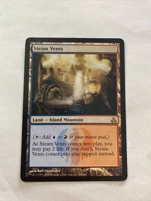 Steam Vents MTG Magic The Gathering Rare Gift Moderately Played Guildpact X1 💨 - Image 1 of 4