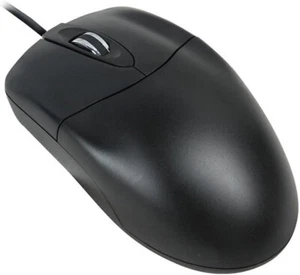 ADESSO HC-3003PS PS/2 BLACK 3-BUTTON OPTICAL SCROLL MOUSE - NEW QTY 5 - Picture 1 of 3